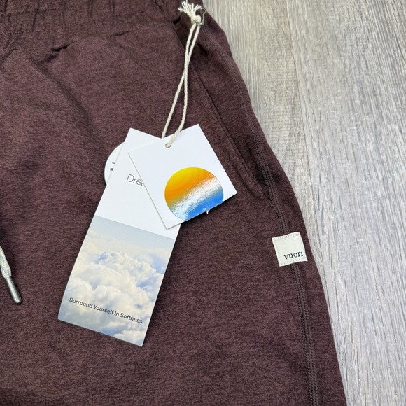 Vuori Women's Performance Jogger VW303 Ruby Heather L Large Long Dream Knit NWT - Picture 4 of 11